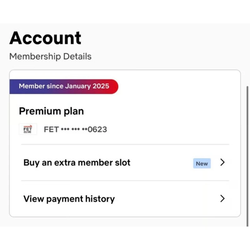 NETFLIX (LIFETIME)
